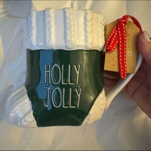 Rae Dunn holly jolly mug